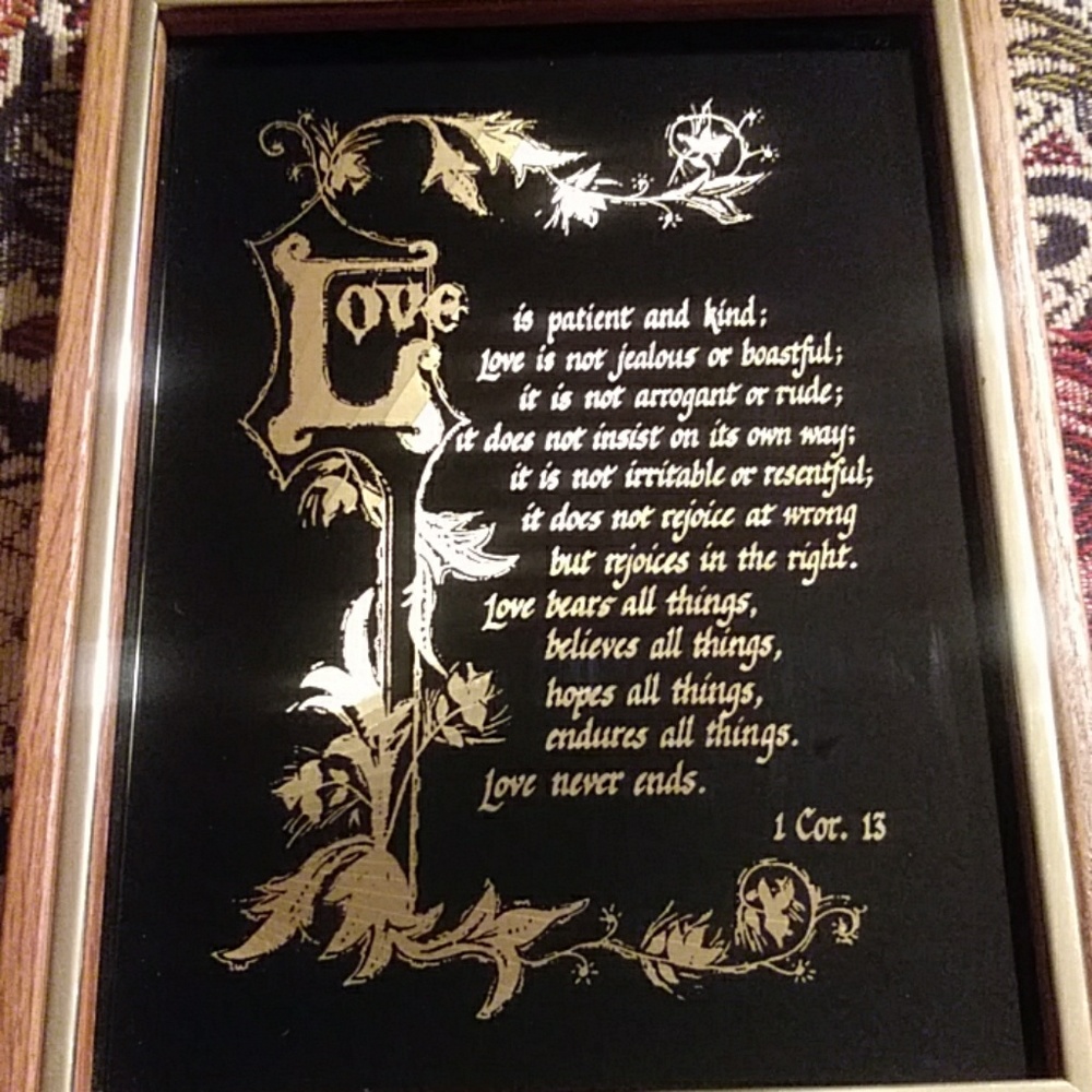 Love picture frame.